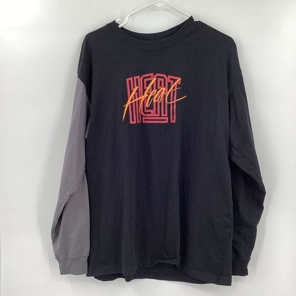 Men’s Nike NBA Miami Heat Long Sleeved‎ Performance Tee - Large - Picture 2 of 8